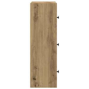 Knihovna dub artisan 40x24x77 cm kompozitní dřevo - obrázek 6