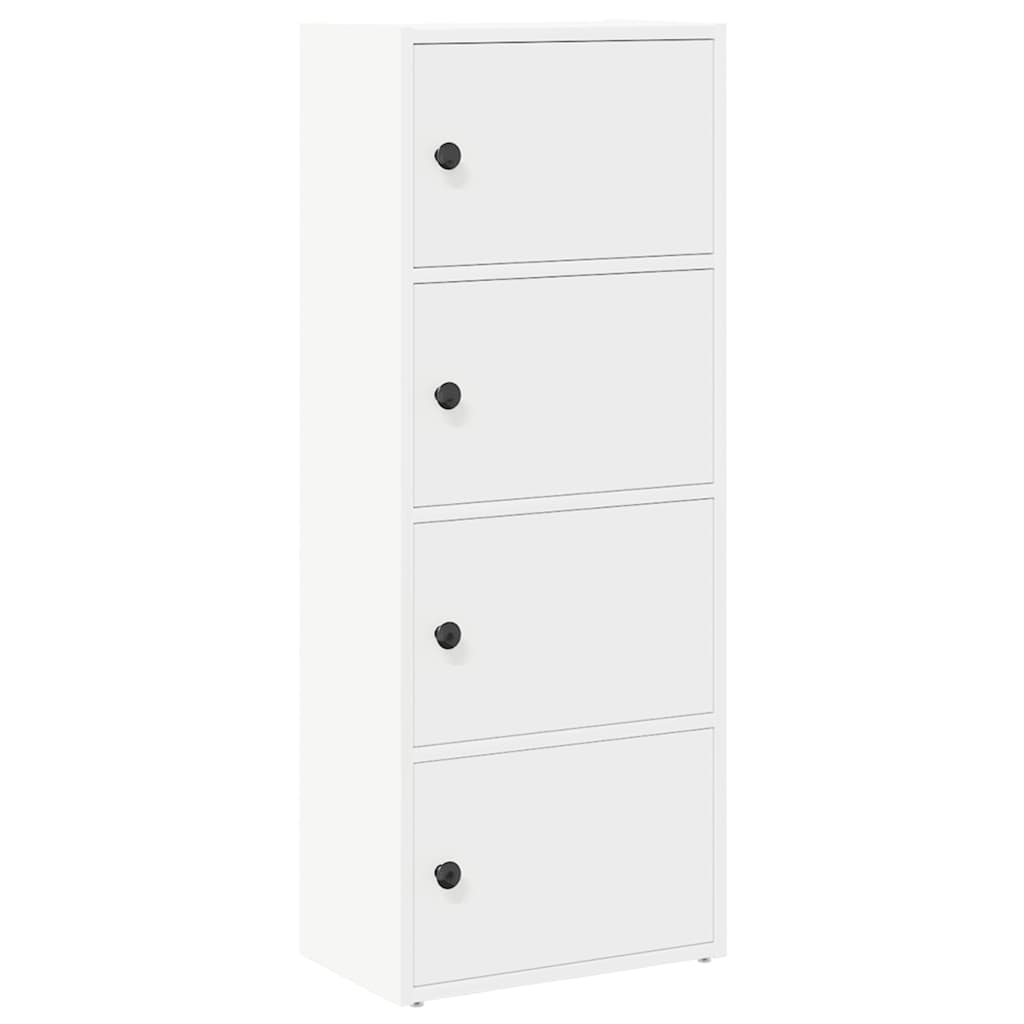 vidaXL Knihovna bílá 40x24x102 cm kompozitní dřevo