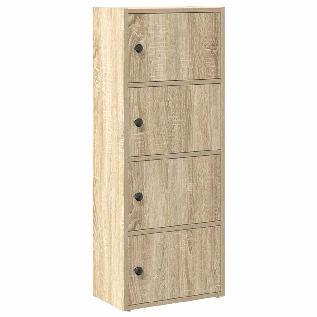 vidaXL Knihovna dub sonoma 40x24x102 cm kompozitní dřevo