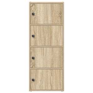 Knihovna dub sonoma 40x24x102 cm kompozitní dřevo - obrázek 4