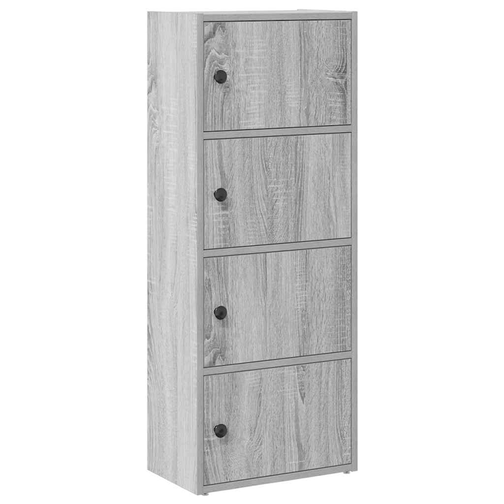 vidaXL Knihovna šedá sonoma 40x24x102 cm kompozitní dřevo