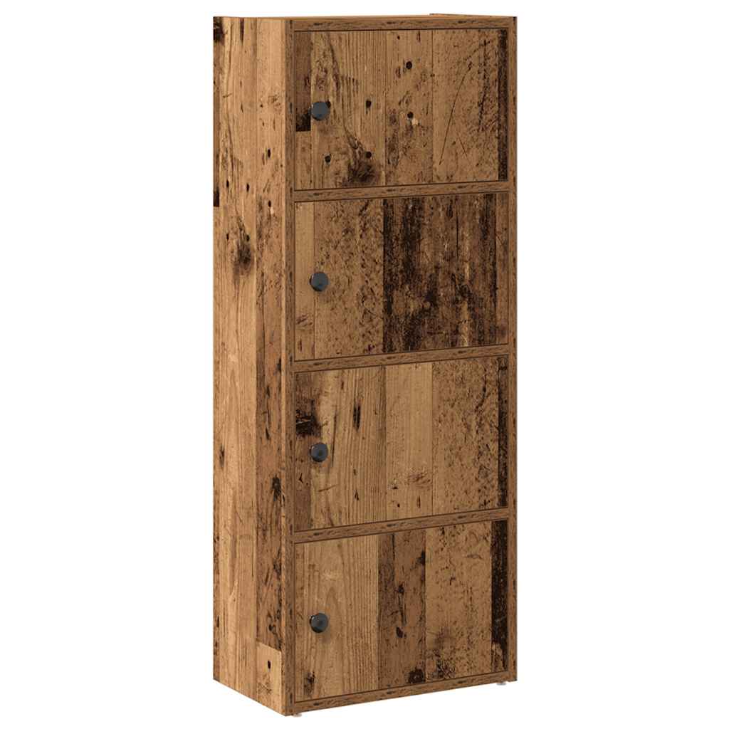 vidaXL Knihovna staré dřevo 40x24x102 cm kompozitní dřevo