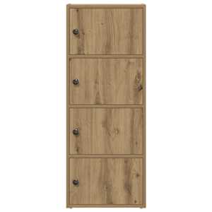 Knihovna dub artisan 40x24x102 cm kompozitní dřevo - obrázek 4