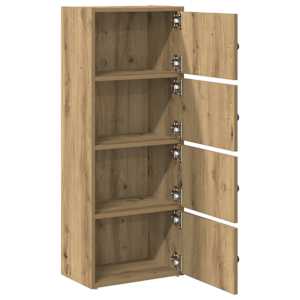 Knihovna dub artisan 40x24x102 cm kompozitní dřevo - obrázek 5