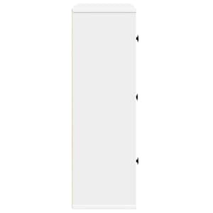 Knihovna bílá 60x24x76,5 cm kompozitní dřevo - obrázek 6