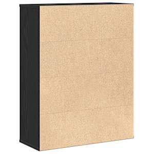 Knihovna černý dub 60x24x76,5 cm kompozitní dřevo - obrázek 7