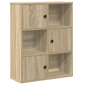 Knihovna dub sonoma 60x24x76,5 cm kompozitní dřevo - obrázek 2