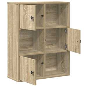Knihovna dub sonoma 60x24x76,5 cm kompozitní dřevo - obrázek 4