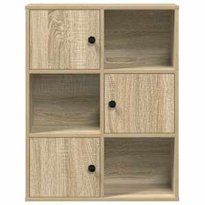 Knihovna dub sonoma 60x24x76,5 cm kompozitní dřevo - obrázek 5