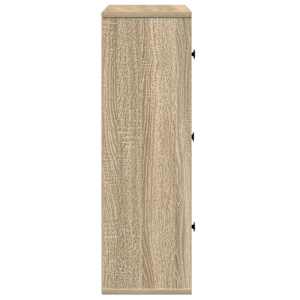 Knihovna dub sonoma 60x24x76,5 cm kompozitní dřevo - obrázek 6