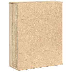 Knihovna dub sonoma 60x24x76,5 cm kompozitní dřevo - obrázek 7