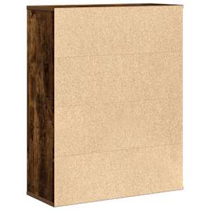 Knihovna kouřový dub 60x24x76,5 cm kompozitní dřevo - obrázek 7