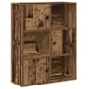 vidaXL raamatualus, vana puit, 60x24x76,5 cm, tehispuit