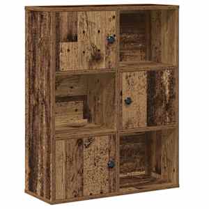 vidaXL raamatualus, vana puit, 60x24x76,5 cm, tehispuit