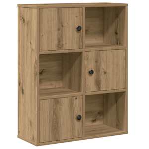 Knihovna dub artisan 60x24x76,5 cm kompozitní dřevo - obrázek 2