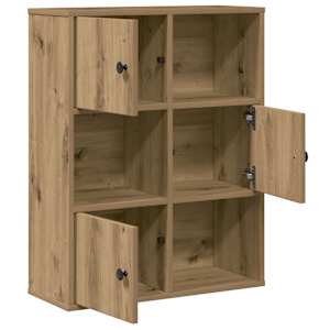 Knihovna dub artisan 60x24x76,5 cm kompozitní dřevo - obrázek 4