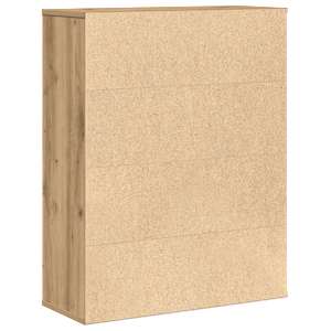 Knihovna dub artisan 60x24x76,5 cm kompozitní dřevo - obrázek 7