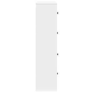 Knihovna bílá 60x24x101,5 cm kompozitní dřevo - obrázek 6