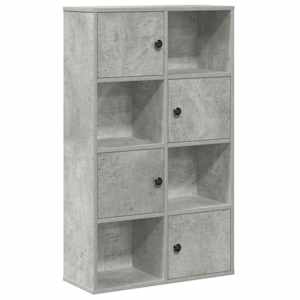 Knihovna betonově šedá 60x24x101,5 cm kompozitní dřevo - obrázek 2