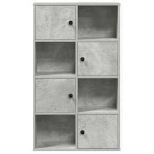 Knihovna betonově šedá 60x24x101,5 cm kompozitní dřevo - obrázek 4