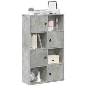 Knjižna omara betonsko siva 60x24x101,5 cm inženirski les
