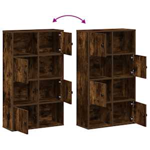 Knihovna kouřový dub 60x24x101,5 cm kompozitní dřevo - obrázek 8