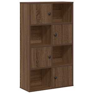 Knihovna hnědý dub 60x24x101,5 cm kompozitní dřevo - obrázek 2