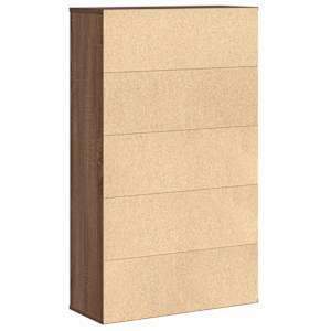 Knihovna hnědý dub 60x24x101,5 cm kompozitní dřevo - obrázek 7