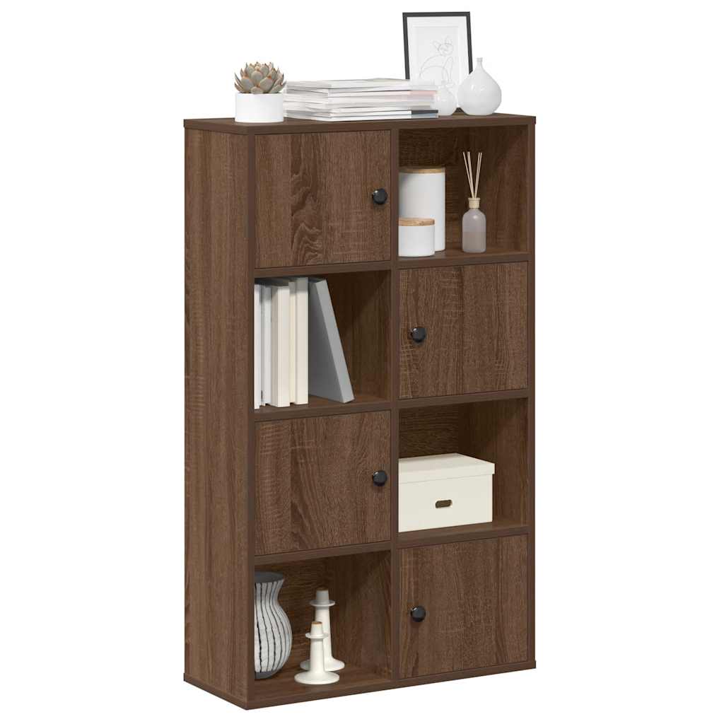 Bücherregal Braun Eichen-Optik 60x24x101,5 cm Holzwerkstoff