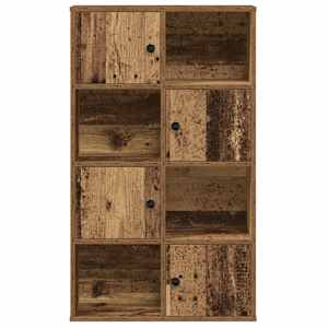 Knihovna staré dřevo 60x24x101,5 cm kompozitní dřevo - obrázek 4
