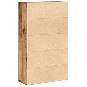 Knihovna staré dřevo 60x24x101,5 cm kompozitní dřevo - obrázek 7
