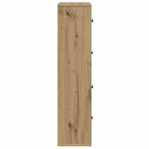 Knihovna dub artisan 60x24x101,5 cm kompozitní dřevo - obrázek 6