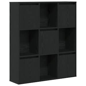 Knihovna černý dub 89x24x101,5 cm kompozitní dřevo - obrázek 2