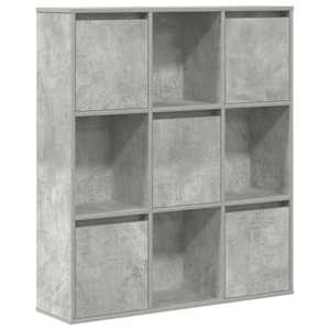 Knihovna betonově šedá 89x24x101,5 cm kompozitní dřevo - obrázek 2