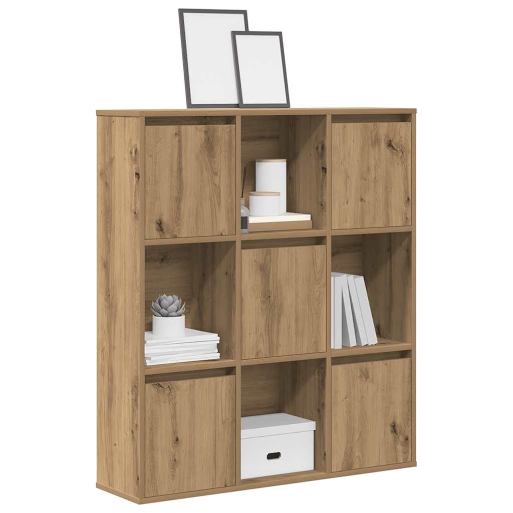 vidaXL Bücherregal Artisan-Eiche 89x24x101,5 cm Holzwerkstoff