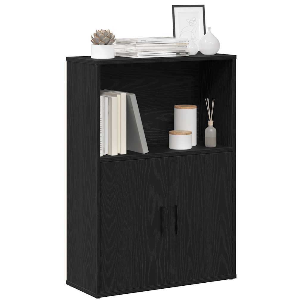 vidaXL Bibliotecă Stejar negru 60x24x85 cm Lemn prelucrat