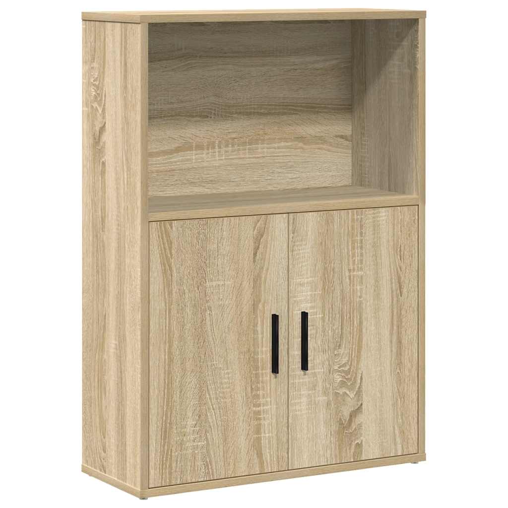 vidaXL Bibliotecă, stejar sonoma, 60x24x85 cm, lemn prelucrat