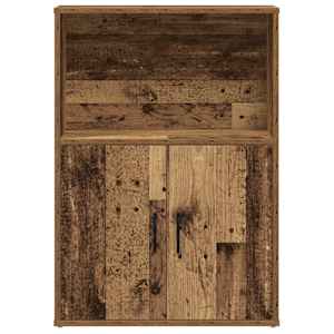 Knihovna staré dřevo 60x24x85 cm kompozitní dřevo - obrázek 4