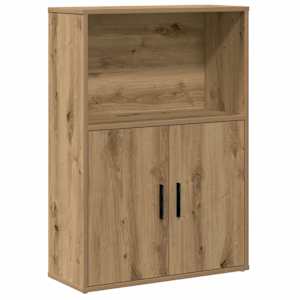 Knihovna dub artisan 60x24x85 cm kompozitní dřevo - obrázek 2
