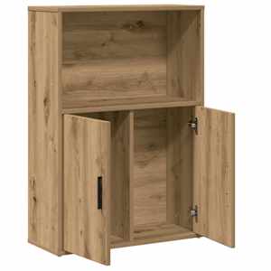 Knihovna dub artisan 60x24x85 cm kompozitní dřevo - obrázek 5