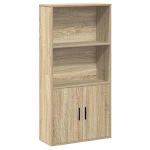 vidaXL raamatualus, Sonoma tamm, 60x24x120 cm, tehispuit