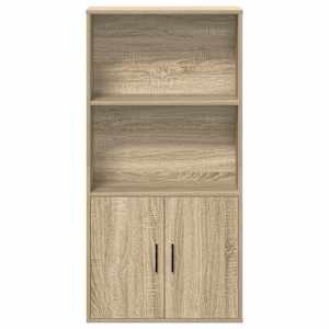 Knihovna dub sonoma 60x24x120 kompozitní dřevo - obrázek 4