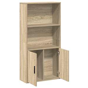 Knihovna dub sonoma 60x24x120 kompozitní dřevo - obrázek 7
