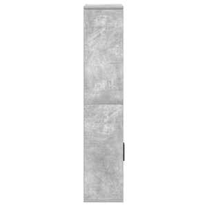 Knihovna betonově šedá 60x24x120 cm kompozitní dřevo - obrázek 5