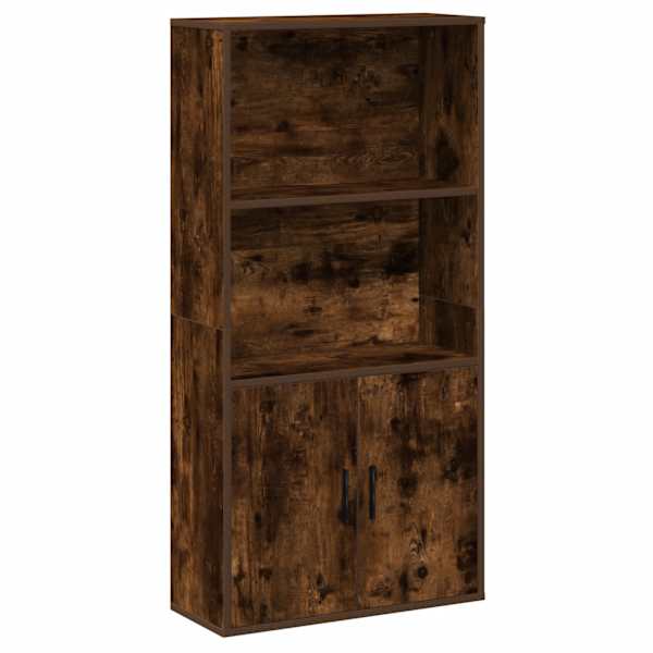 vidaXL raamaturiiul, suitsutatud tamm, 60x24x120 cm, tehispuit