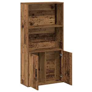Knihovna old wood 60x24x120 cm kompozitní dřevo - obrázek 7