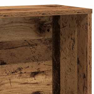 Knihovna old wood 60x24x120 cm kompozitní dřevo - obrázek 8
