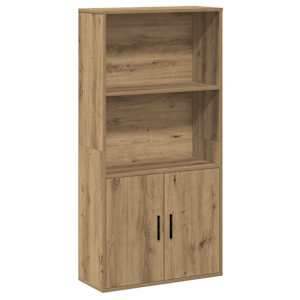 Knihovna dub artisan 60x24x120 cm kompozitní dřevo - obrázek 2