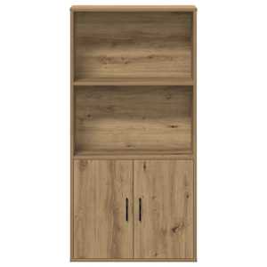 Knihovna dub artisan 60x24x120 cm kompozitní dřevo - obrázek 4