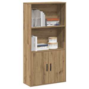 Knihovna dub artisan 60x24x120 cm kompozitní dřevo - obrázek 1